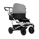 Mountain-Buggy-duet-buggy-with-single-silver-carrycot-plus-in-lie-flat-mode.webp