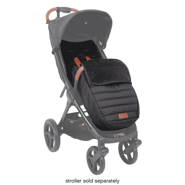 mountain buggy nano urban ghosted stroller with foot muff three quarter