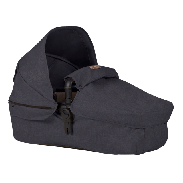 Mountain Buggy cosmopolitan larger size carrycot in colour ink_ink