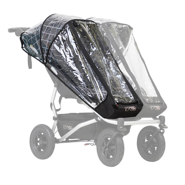 Mountain buggy double best sale rain cover
