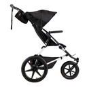 Mountain Buggy terrain stroller in onyx black colour side view_onyx