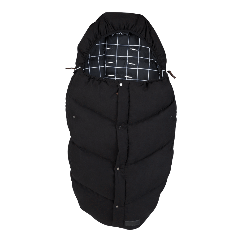Mountain Buggy luxury down sleeping bag in colour grid_grid