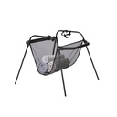 mountain buggy carrycot stand for carrycot plus and newborn cocoon 3/4 view_black