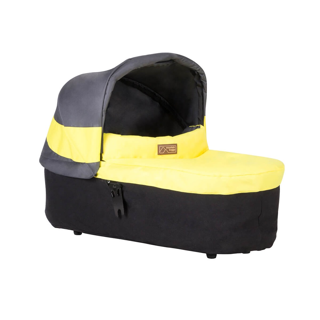 Mountain Buggy carrycot plus front view in colour solus_solus
