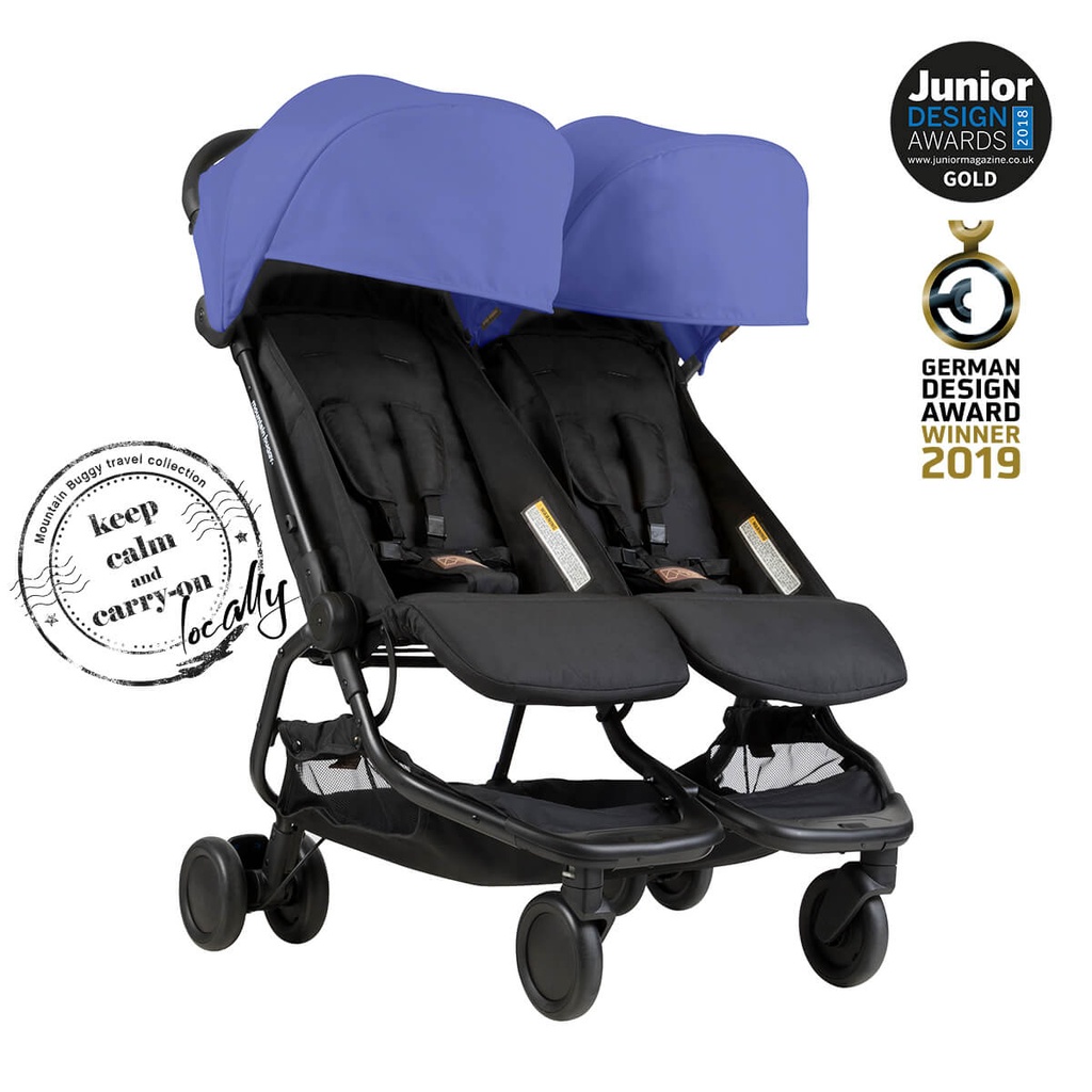 nano duo™ the Perfect Urban Double Pram for the City Mountain Buggy®
